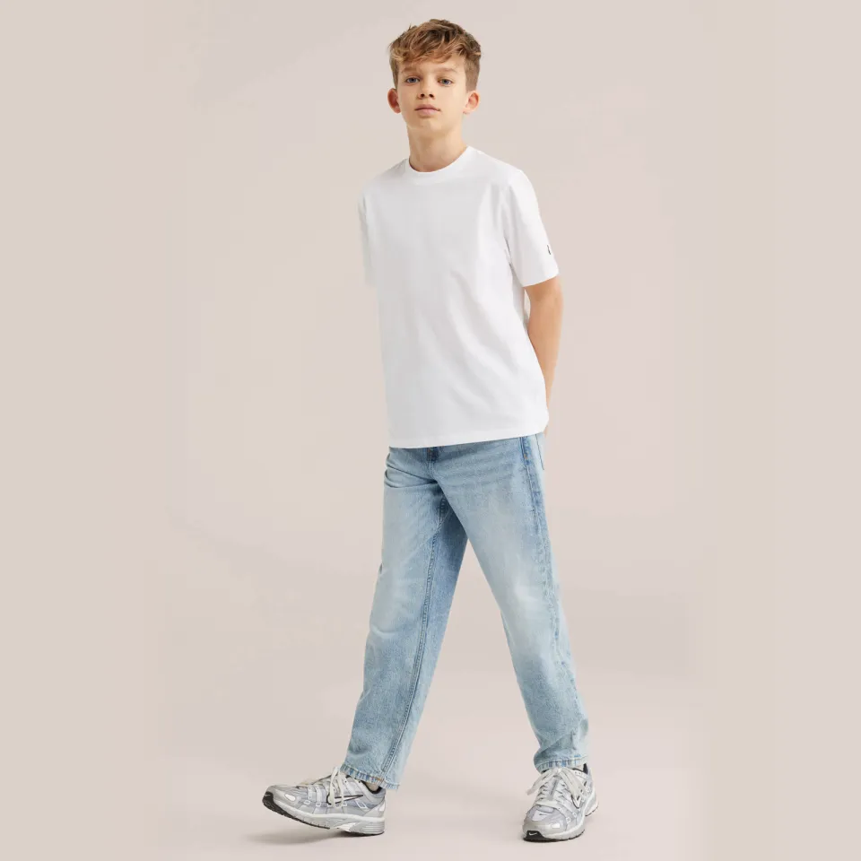 WE Fashion T-shirt wit set van 2, foto 3