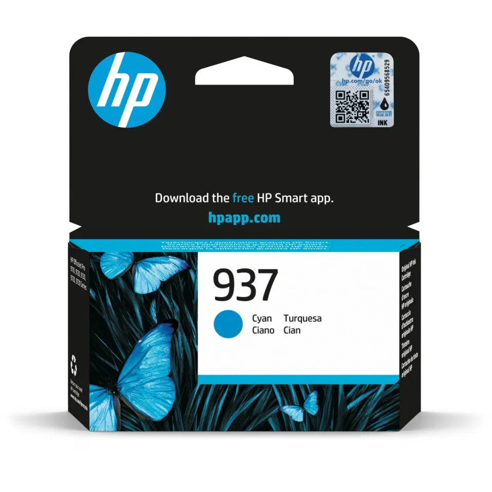 HP 937 inktcartridge cyaan
