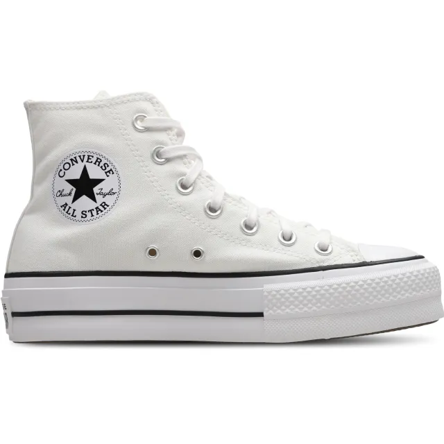 Converse Chuck Taylor All Star Lift Canvas Hi platform sneakers wit, foto 2