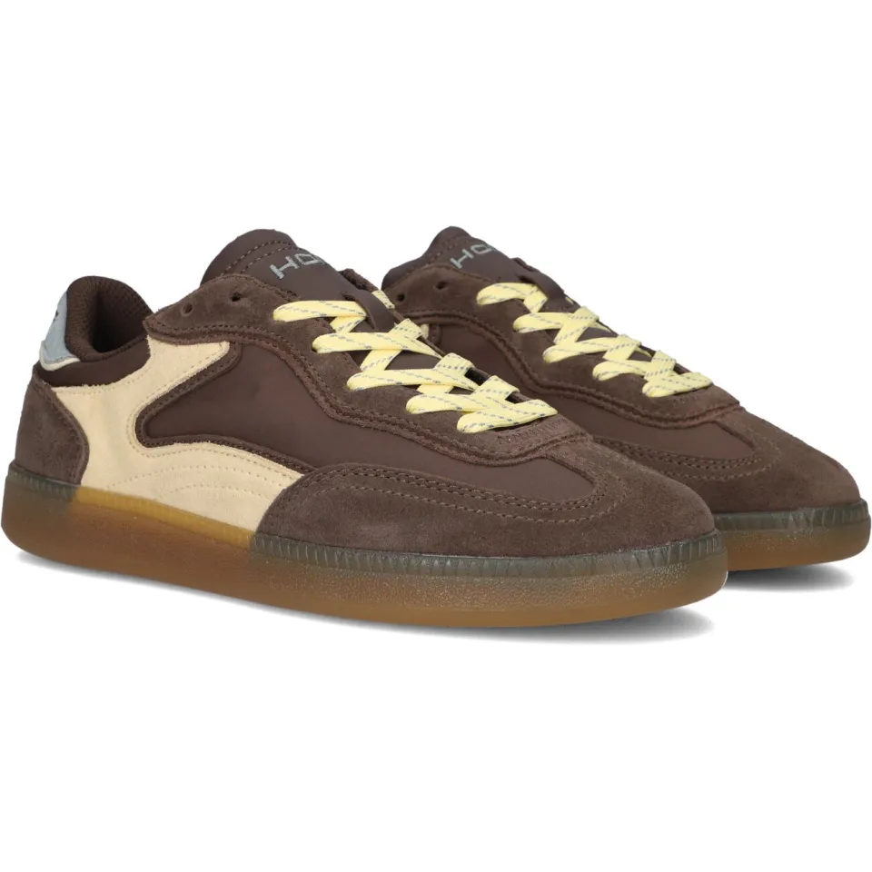 The Hoff Brand Park lage sneakers bruin, foto 2