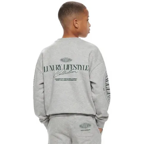 Malelions sweater met backprint - grijs, foto 4