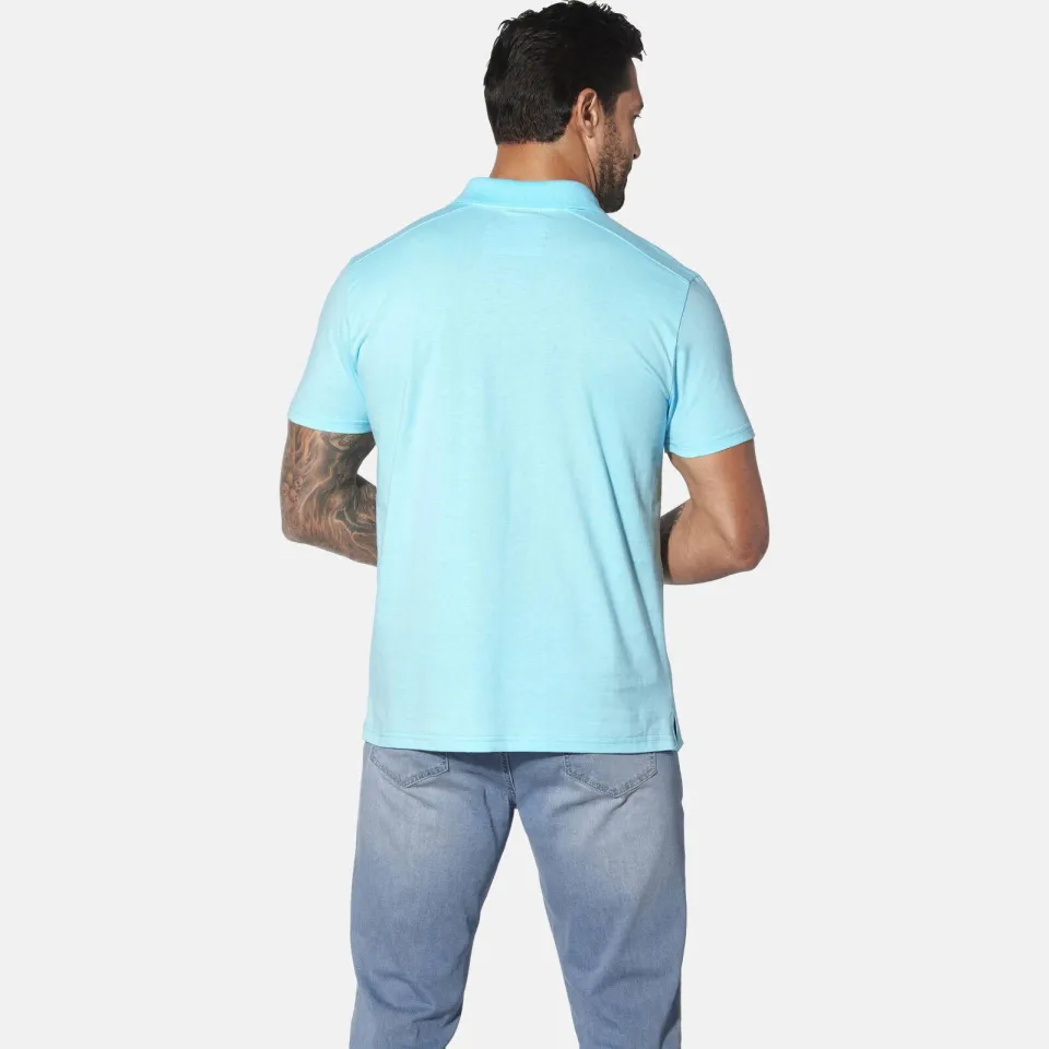 Jan Vanderstorm regular polo JANO Plus turquoise, foto 3