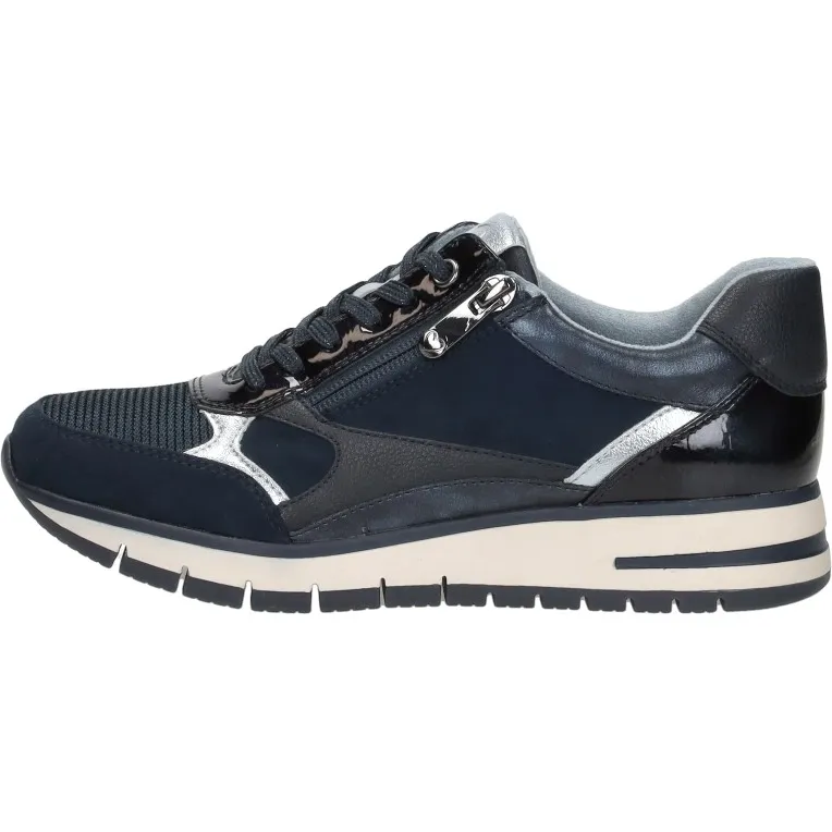 Marco Tozzi sneaker donkerblauw blauw, foto 2