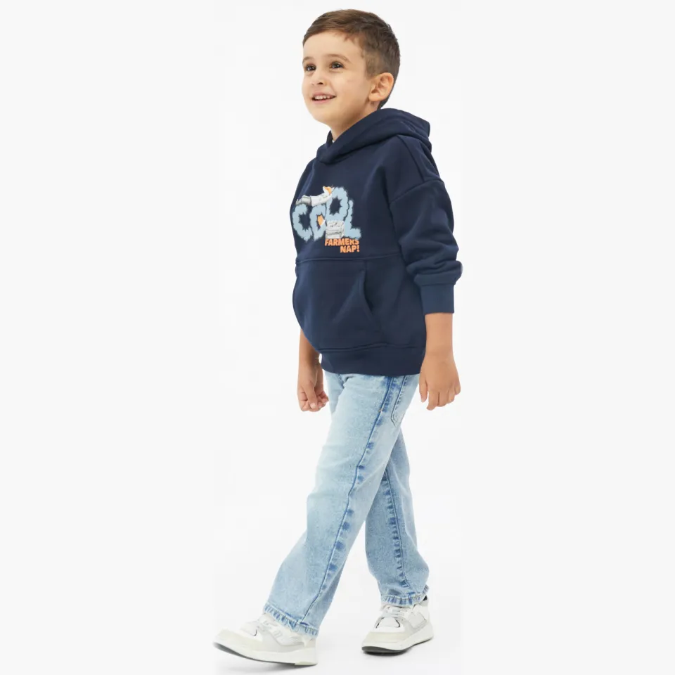 s.Oliver hoodie met print - donkerblauw, foto 4