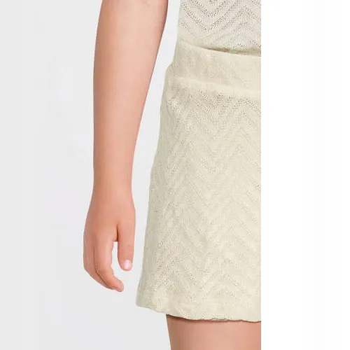 Anytime crochet korte broek off-white, foto 7