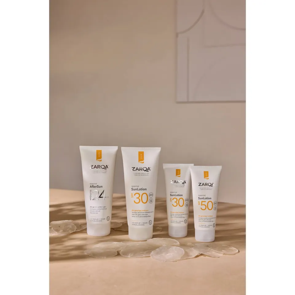 Zarqa Sensitive zonnelotion SPF50, foto 4