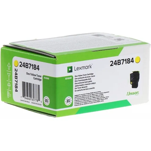 Lexmark 24B7184 toner cartridge Yellow