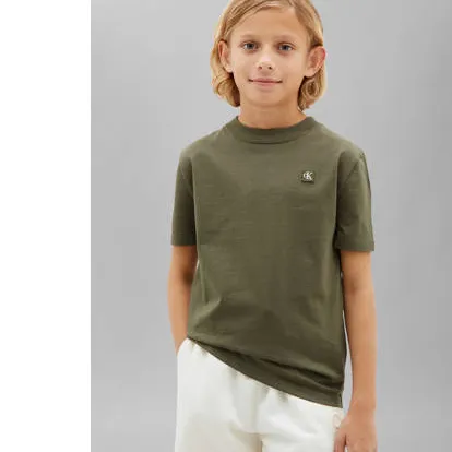 Calvin Klein T-shirt olijfgroen, foto 3