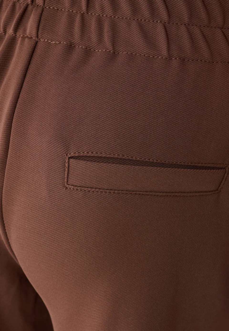 Shoeby high waist casual broek - bruin, foto 4