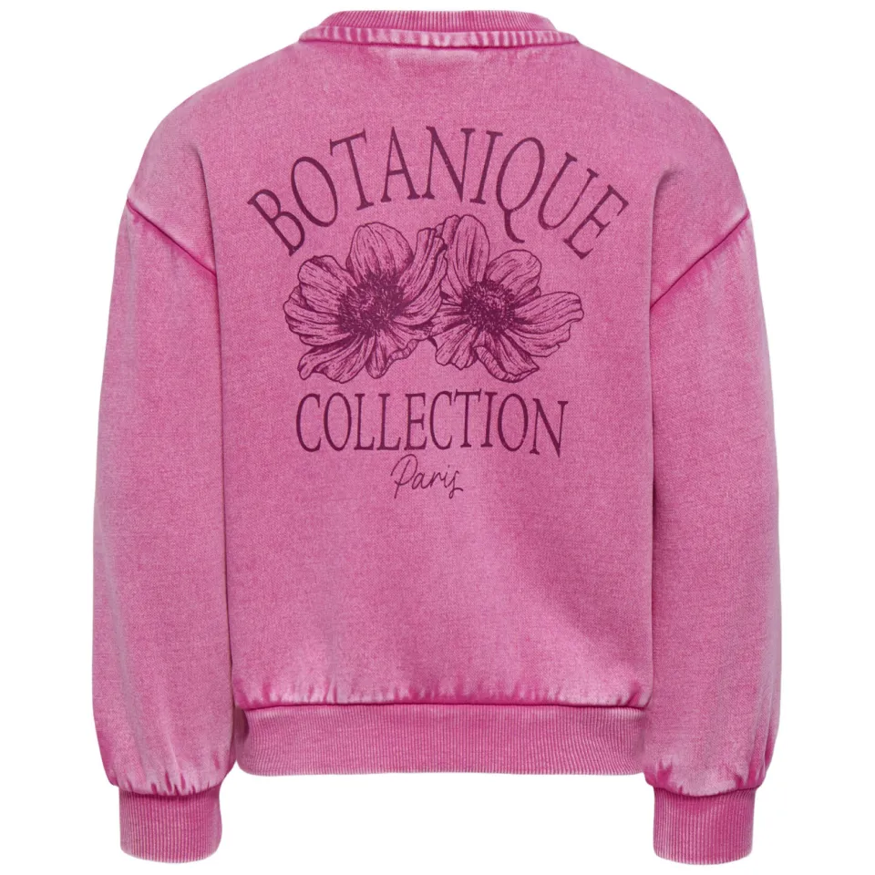 KIDS ONLY MINI sweater met backprint - felroze, foto 2