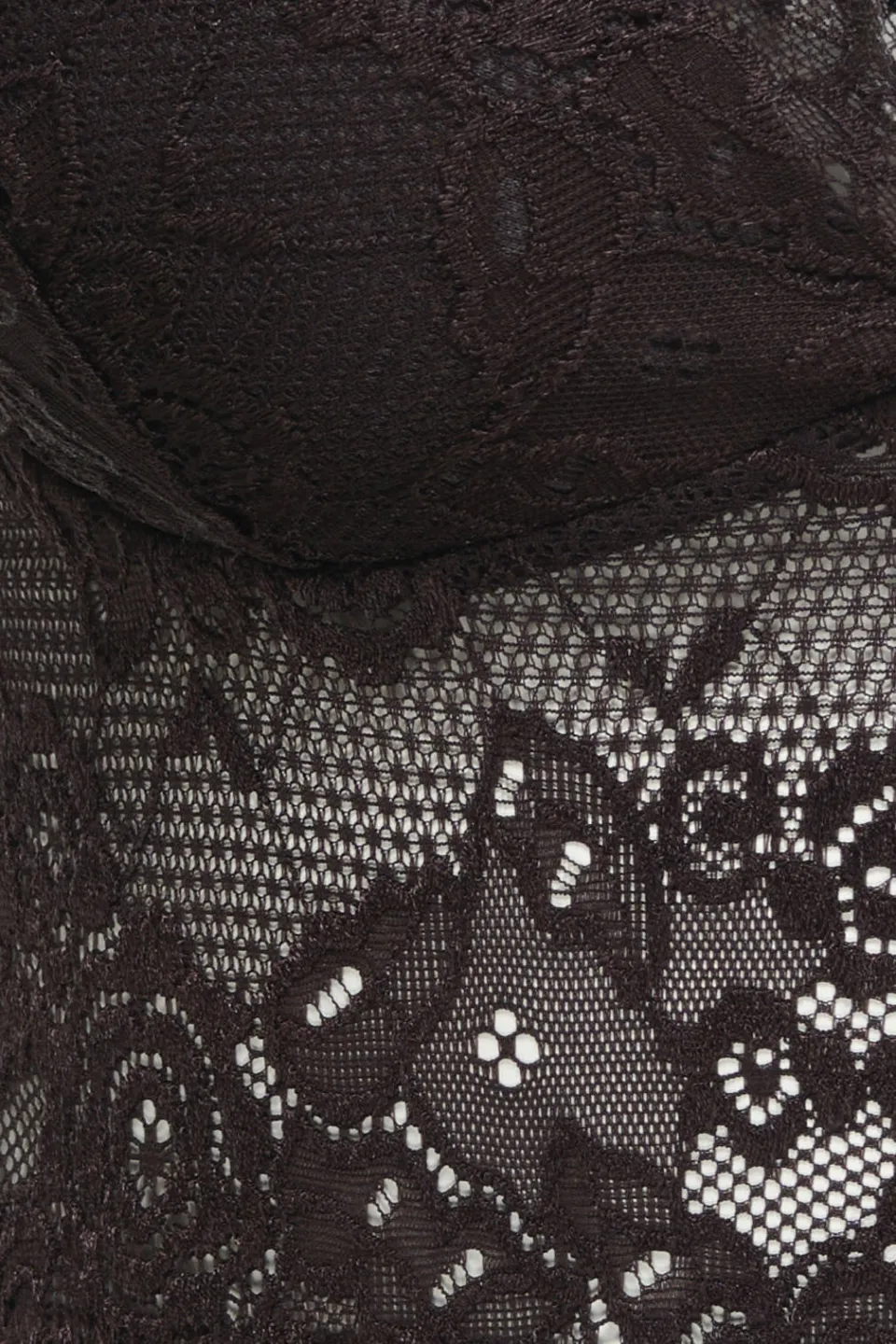 Only Chloe kanten bralette donkerbruin, foto 7