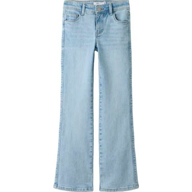 NAME IT KIDS bootcut jeans light blue bleached