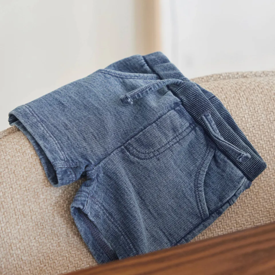 Dirkje denim short blauw, foto 4