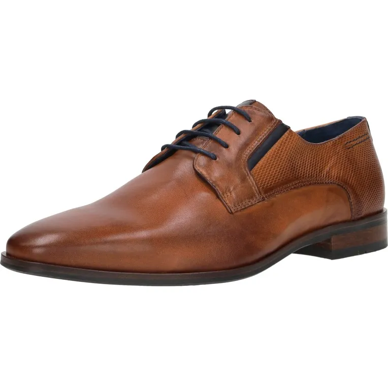 Sub55 Gekleed Laag nette schoenen cognac, foto 3