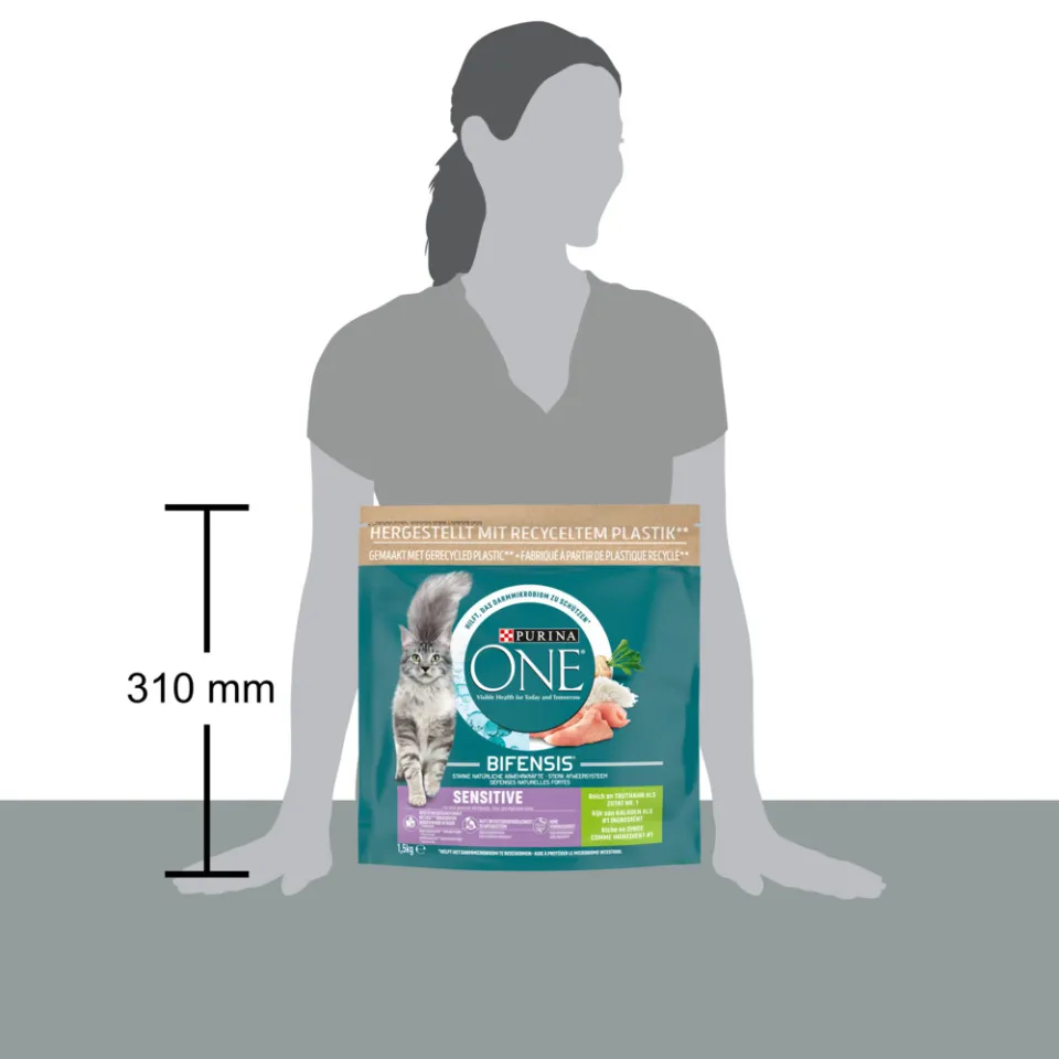 Purina ONE Sensitive kalkoen kattenvoer droog