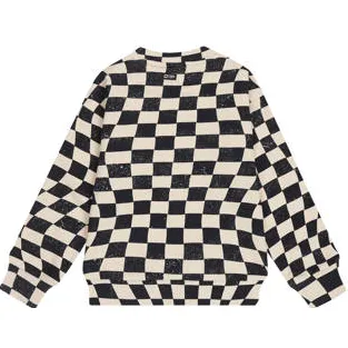 Tumble 'n Dry geruite sweater - donkerblauw, foto 3