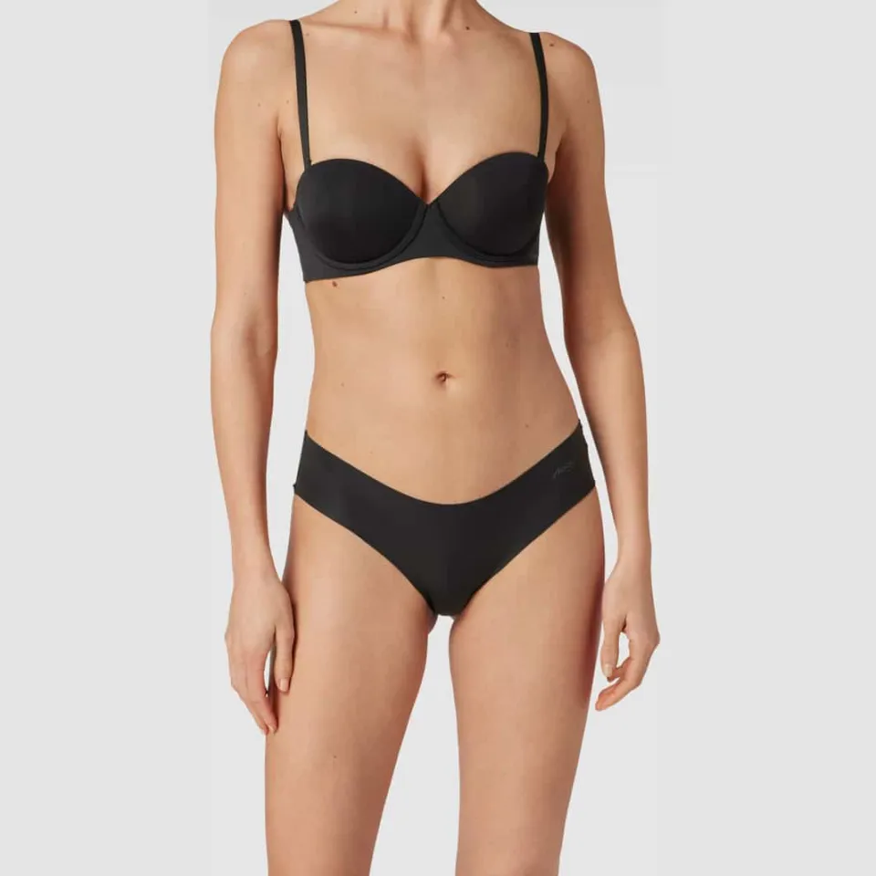Sloggi Hipster met labelprint, model 'ZERO MICROFIBER 2.0' zwart