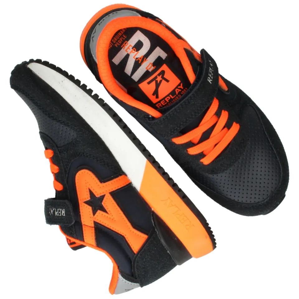 Replay Fiber JR 7 sneaker blauw, foto 5