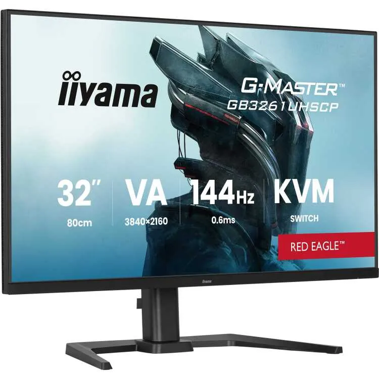 Iiyama G-Master GB3261UHSCP-B1 gaming monitor zwart, foto 2