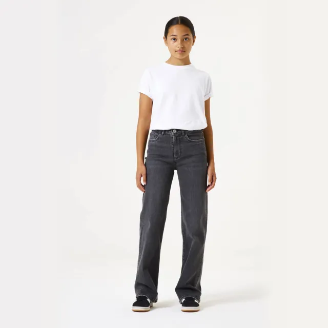 Garcia high waist straight leg jeans black denim
