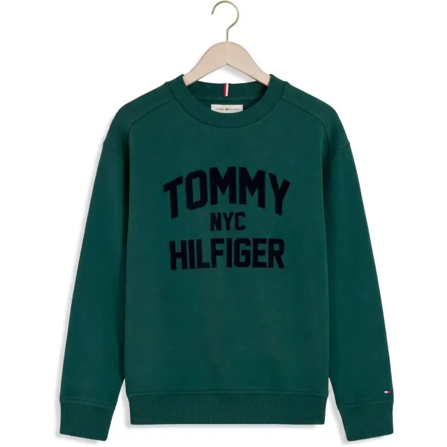 Tommy Hilfiger Jongens Truien & Vesten Brand Love Crew - Groen