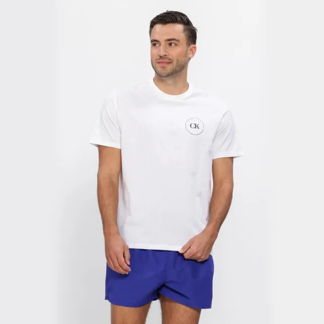 Calvin Klein Heren Polo's & T-shirts 30s Eu Wholesale Jeans Graphics - Wit