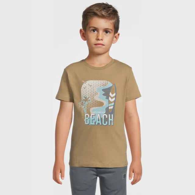 DJ Dutchjeans T-shirt khaki Legergroen