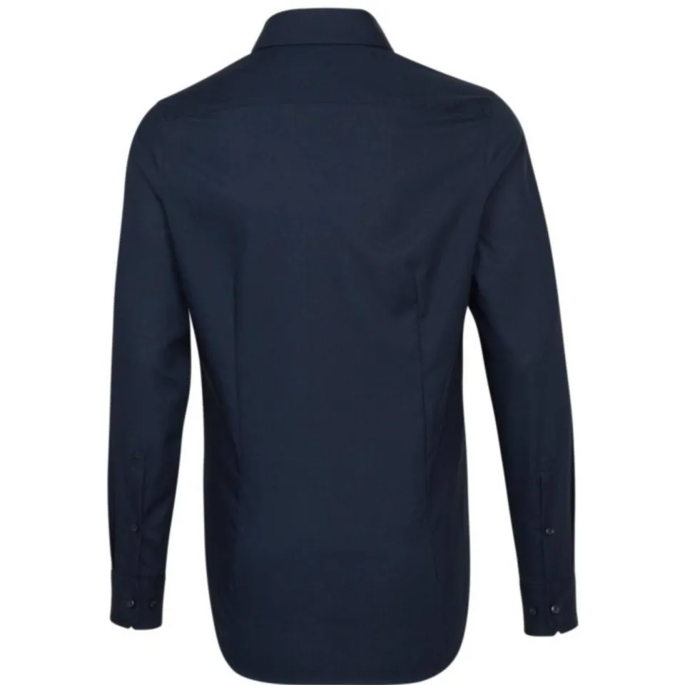 Seidensticker slim fit overhemd donkerblauw, foto 2