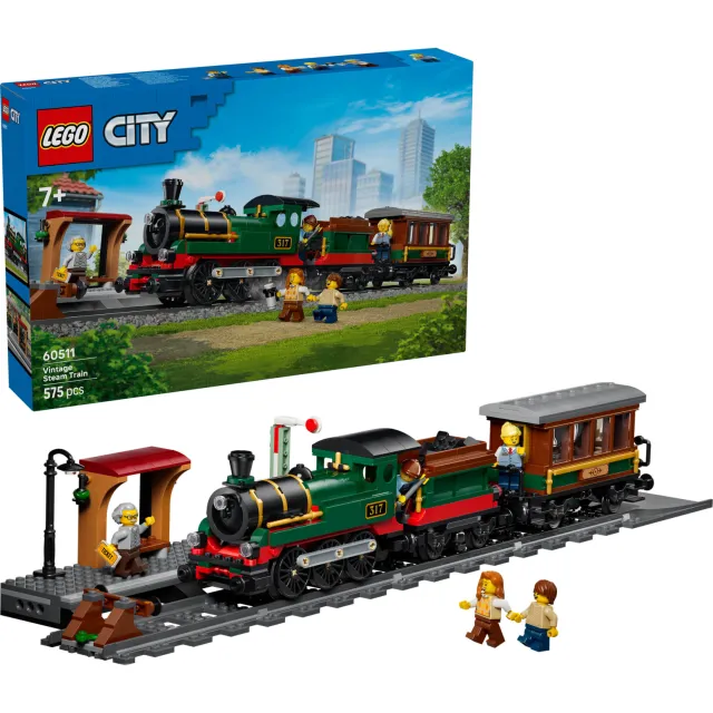 Lego City Vintage stoomtrein 60511, foto 2