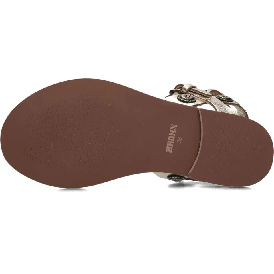 Bronx Sandalen Sky-ler 85036-m Goud, foto 5