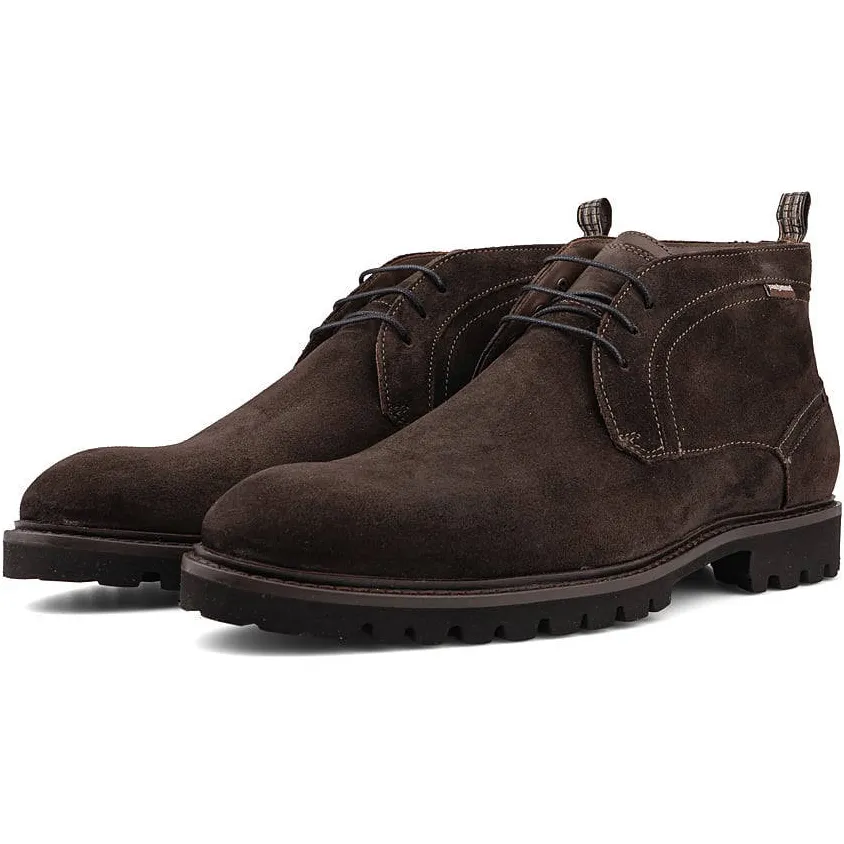 Floris Van Bommel De Floter 01.00 suède enkelboots donkerbruin donker bruin, foto 6
