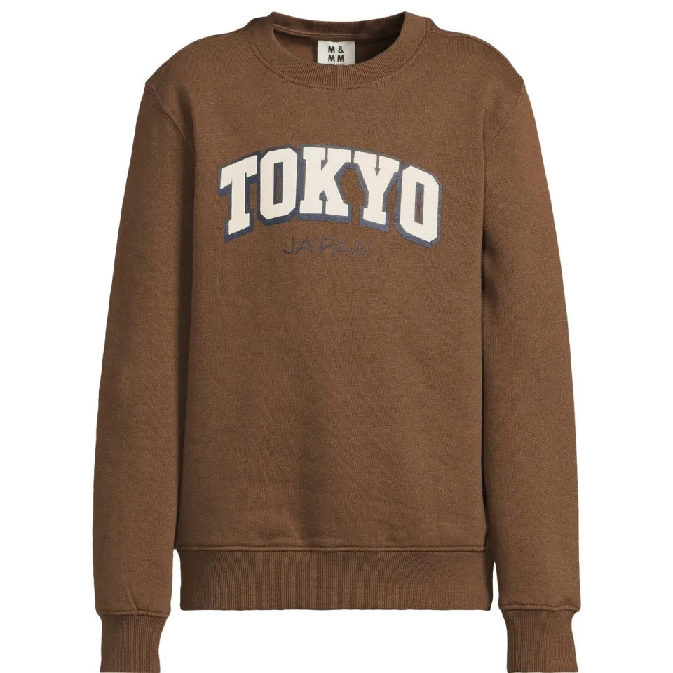 Me & My Monkey sweater met tekst - donkerbruin, foto 2
