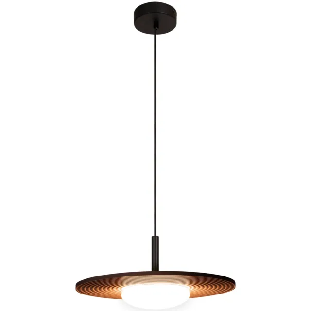 Lucide CARMINO - Hanglamp - Ø 38,7 cm - LED - 1x8W 2700K - Terra | Essential