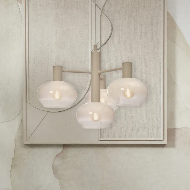It's About Romi its about RoMi Hanglamp 'Bologna' 4-lamps, kleur Wit