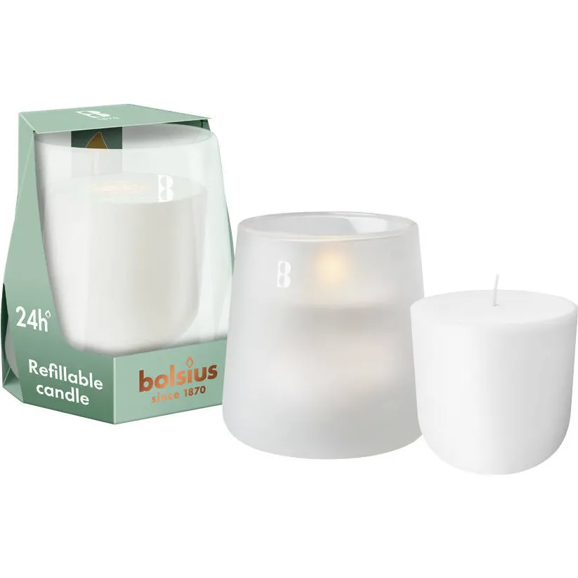 Bolsius CleanLight starterkit vanilla & tonka bean wit, foto 2