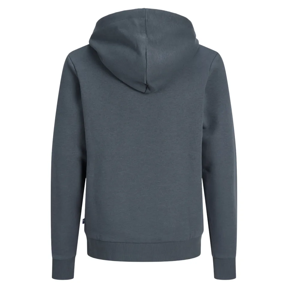Jack & Jones JUNIOR hoodie met logo - grijsblauw, foto 3