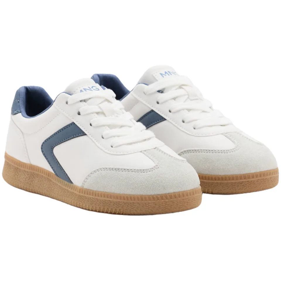 Mango Kids sneakers - wit/blauw, foto 3