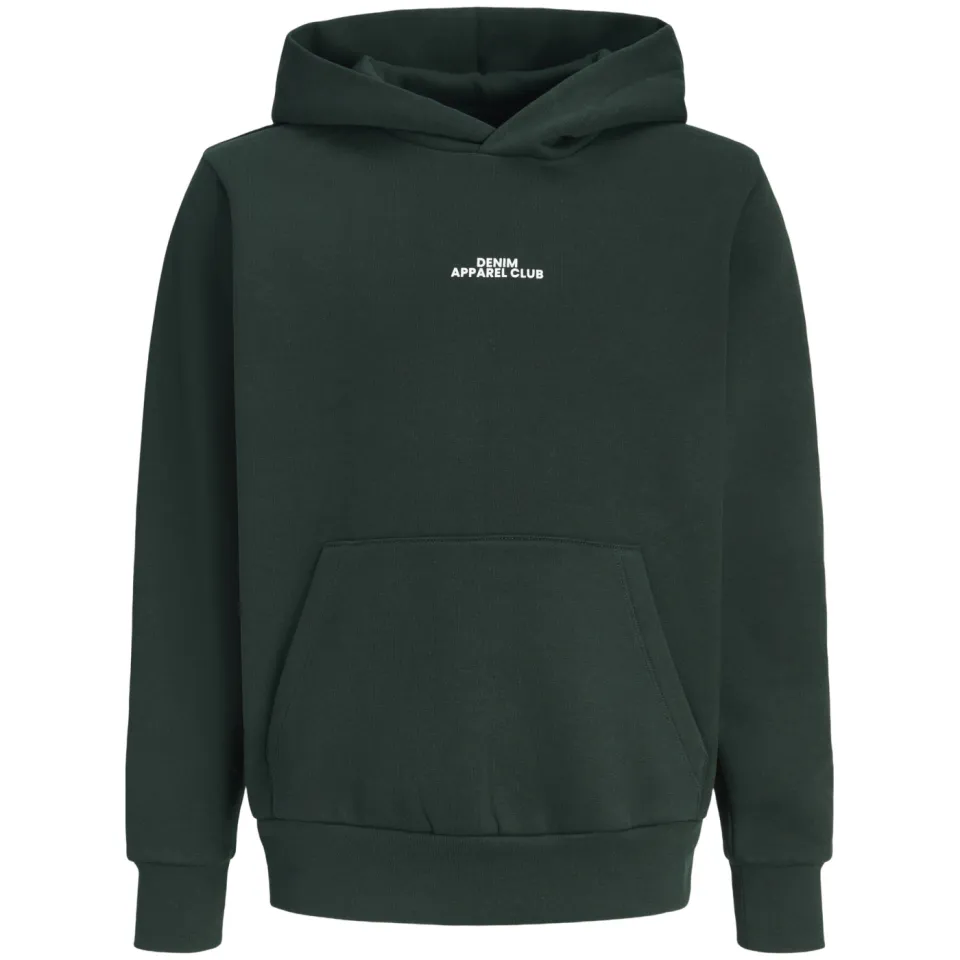 Jack & Jones JUNIOR hoodie met backprint - donkergroen, foto 2