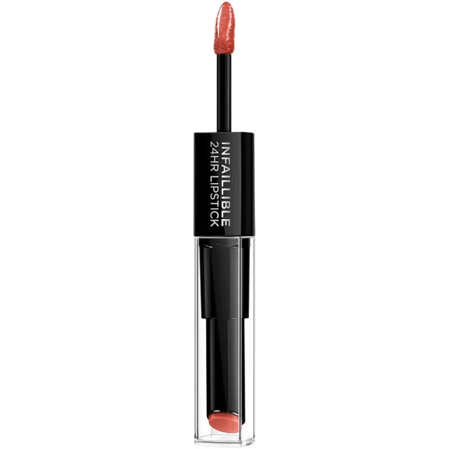 L'oréal Infaillible 24H 2-Step lippenstift roze