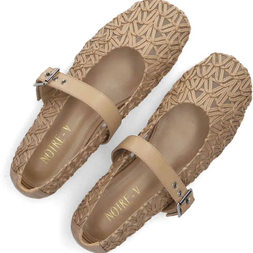 Notre-V Ballerina's Popper Beige, foto 4