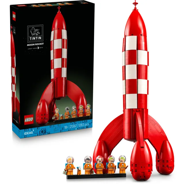 Lego IDEAS Kuifje maanraket 21367