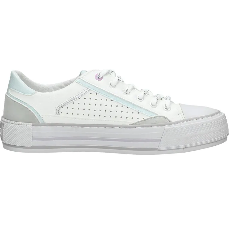 Mustang lage sneakers wit