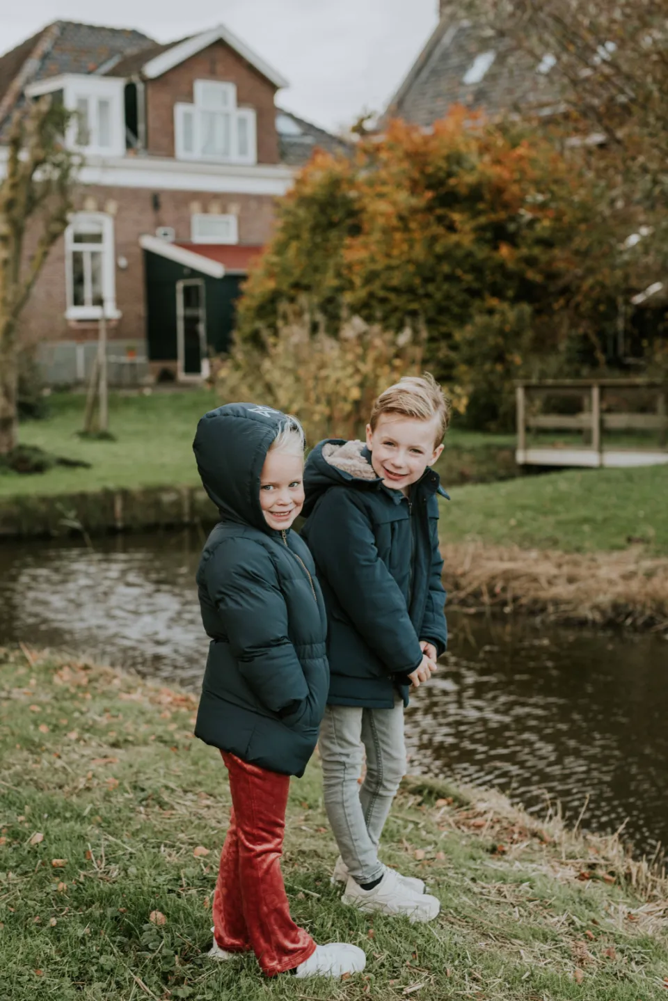 Koko Noko gewatteerde winterjas zwart