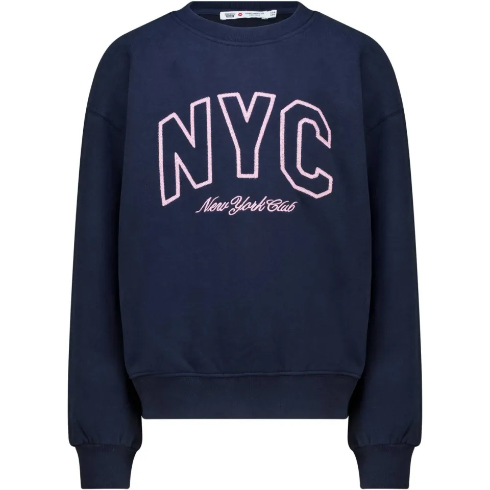 America Today sweater met tekst - donkerblauw, foto 3