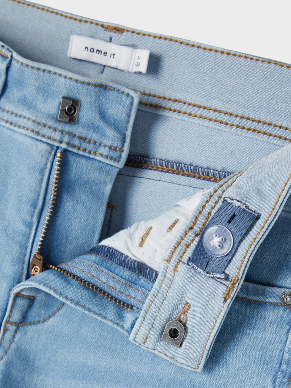 NAME IT KIDS slim fit jeans NKMSILAS light denim, foto 6