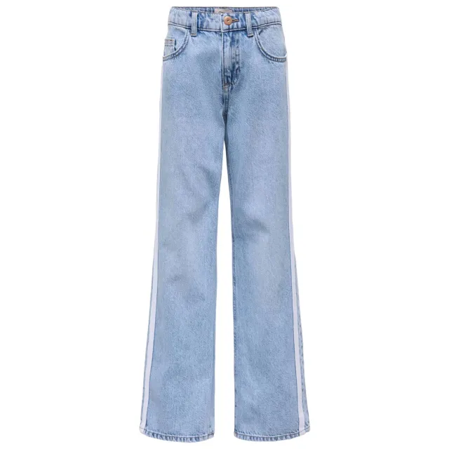 Only KIDS ONLY GIRL KOGJUICY wide leg jeans - lichtblauw Light blue denim