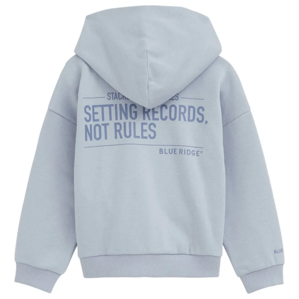 WE Fashion Blue Ridge sweater met backprint - lichtblauw, foto 3