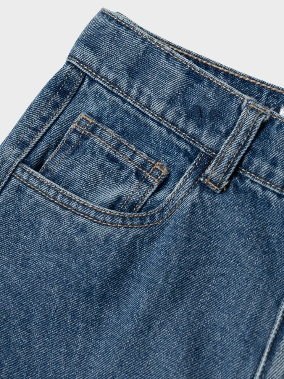 NAME IT KIDS straight fit jeans NKMRYAN medium blue denim, foto 6