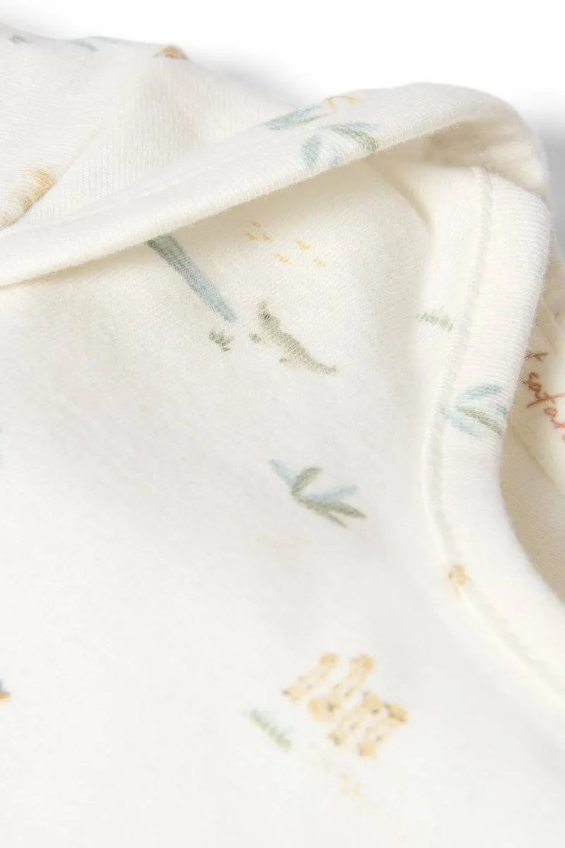 Little Dutch katoenen romper met print - crème, foto 7