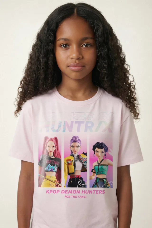 NAME IT Huntrix T-shirt lichtroze